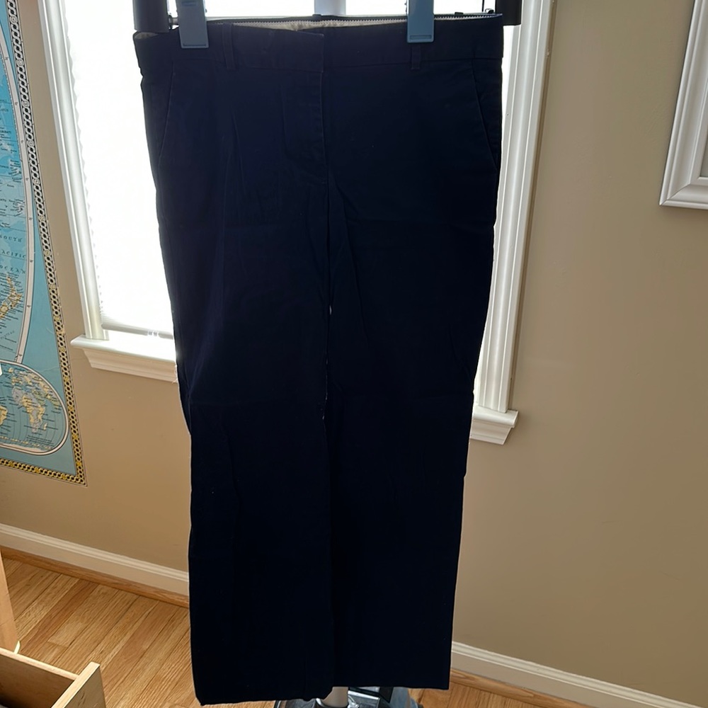 J Crew Navy Strait Leg work pant